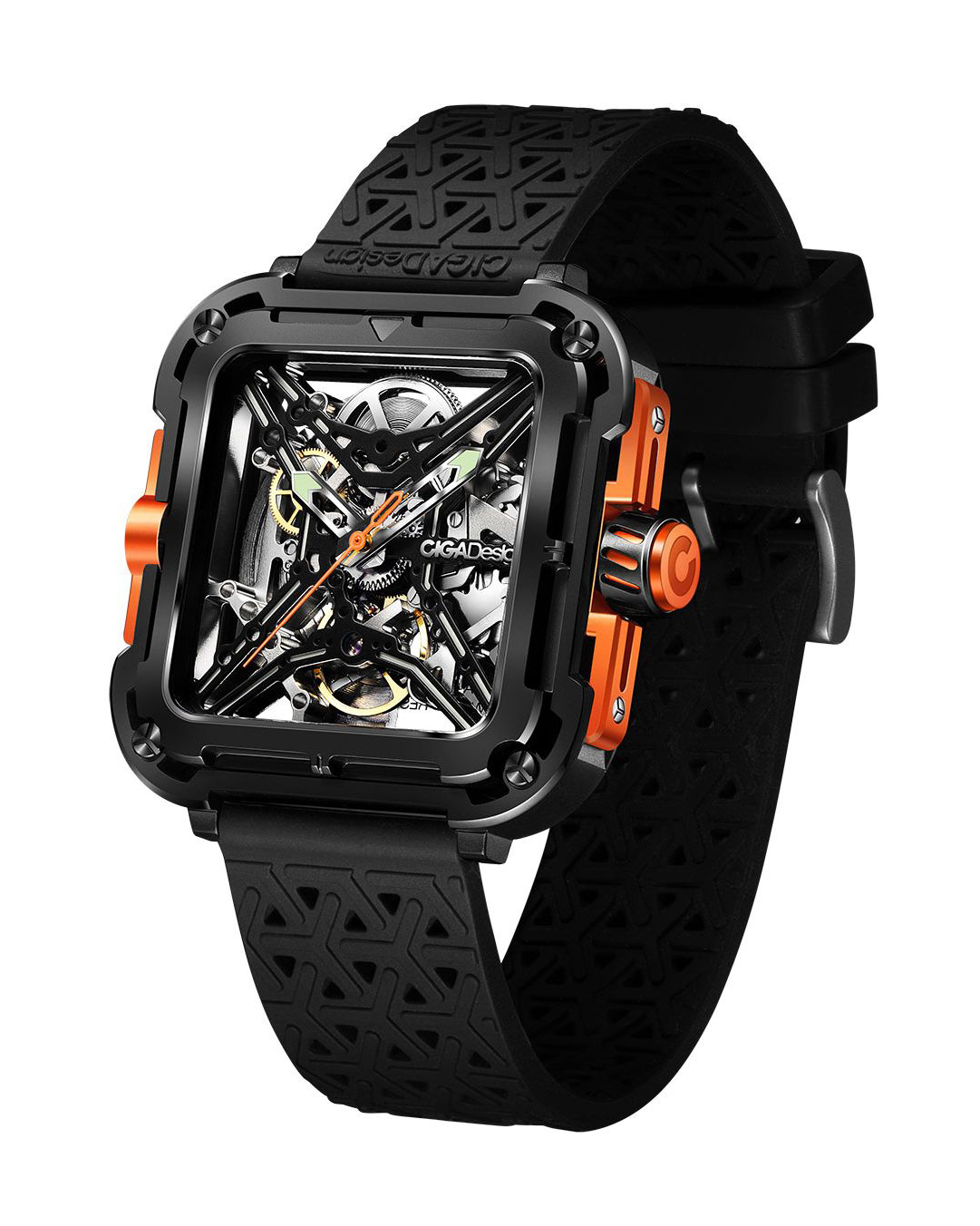 часы CIGA Design X Series Orange Automatic X011-BLOG-W25BK фото 5