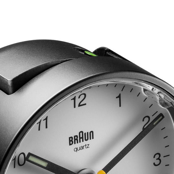 часы Braun Будильник BC01 Black White  фото 8