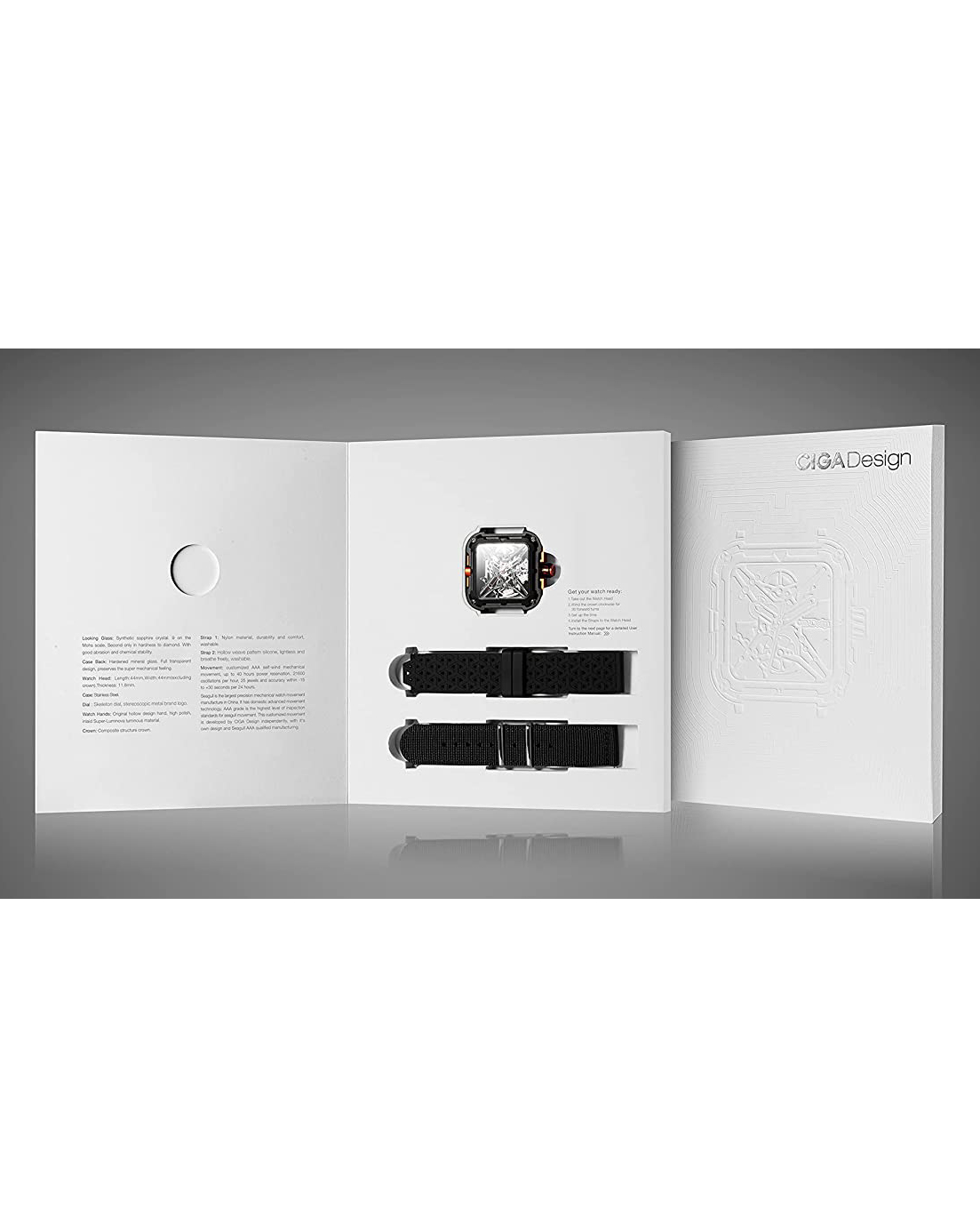 часы CIGA Design X Series Orange Automatic X011-BLOG-W25BK фото 18