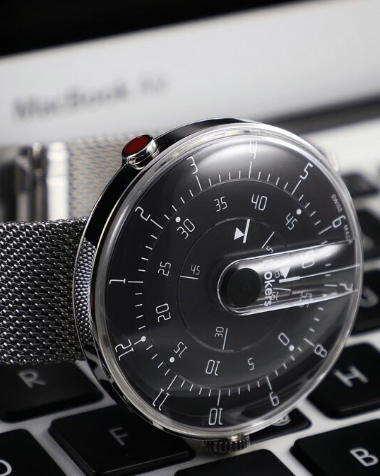 часы Klokers KLOK-01 Minimal Black Steel фото 7
