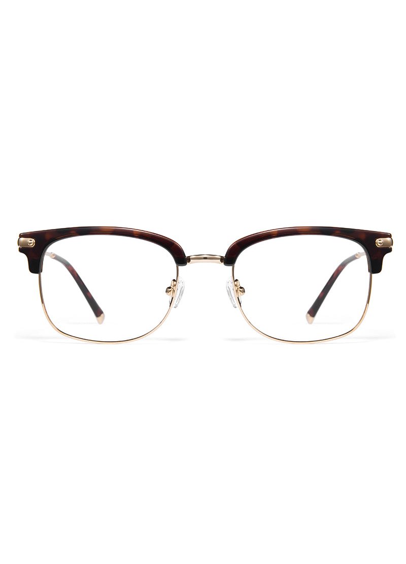 A.B. art a.b.art Retro Metal Half Rim Tortoise