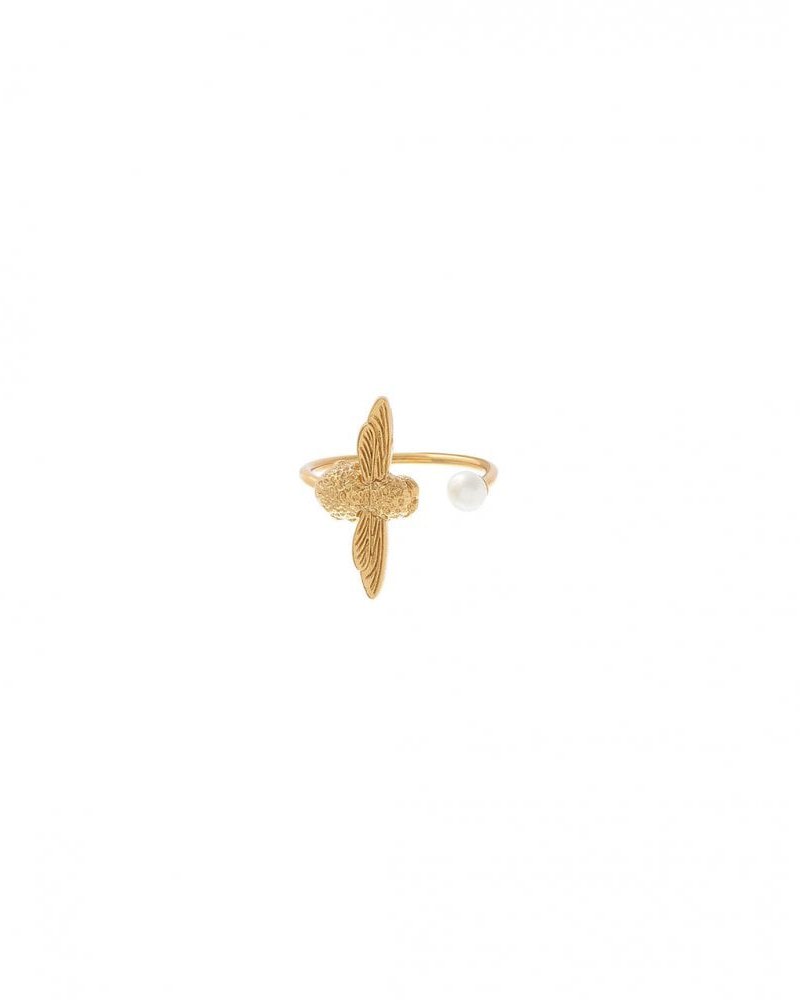 Olivia Burton Кольцо Pearl Bee OBJ16AMR08