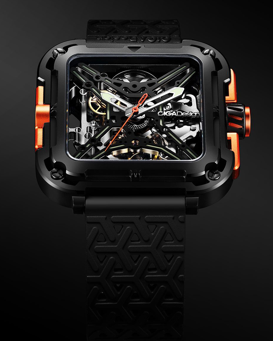 часы CIGA Design X Series Orange Automatic X011-BLOG-W25BK фото 13