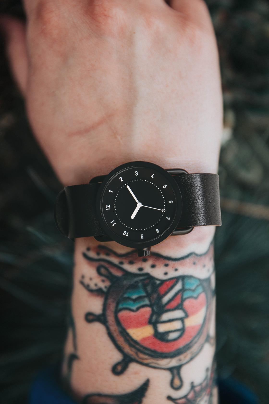 TID No.1 Black Leather 36 mm