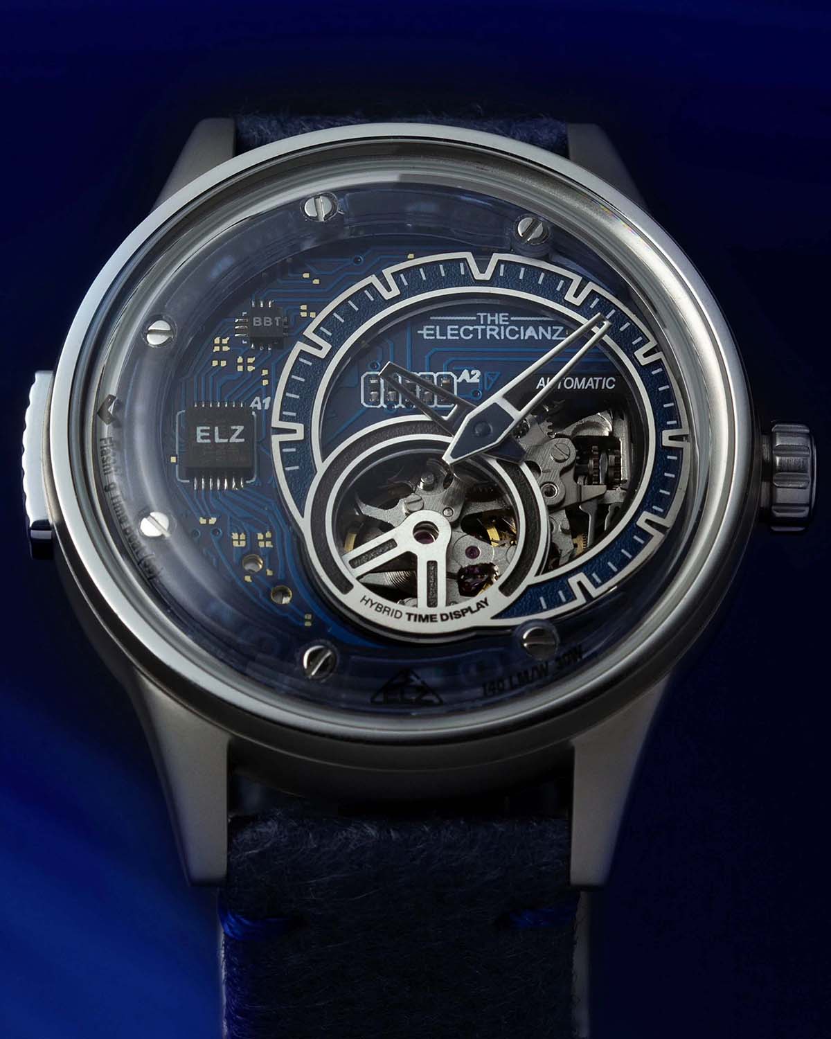 часы The Electricianz THE HYBRID E-Blue ZZ-B1C/03-CNB Automatic фото 8