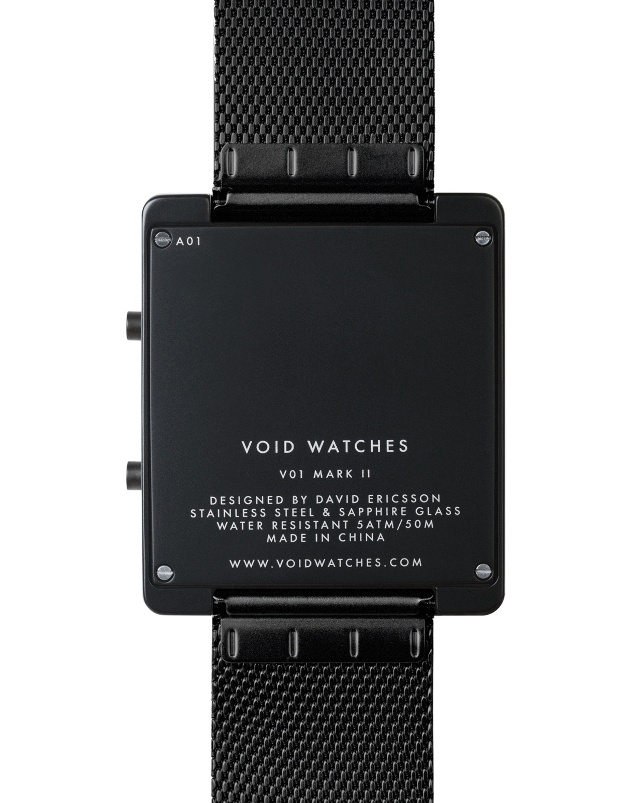 часы Void V01 MK II All Black Steel фото 6