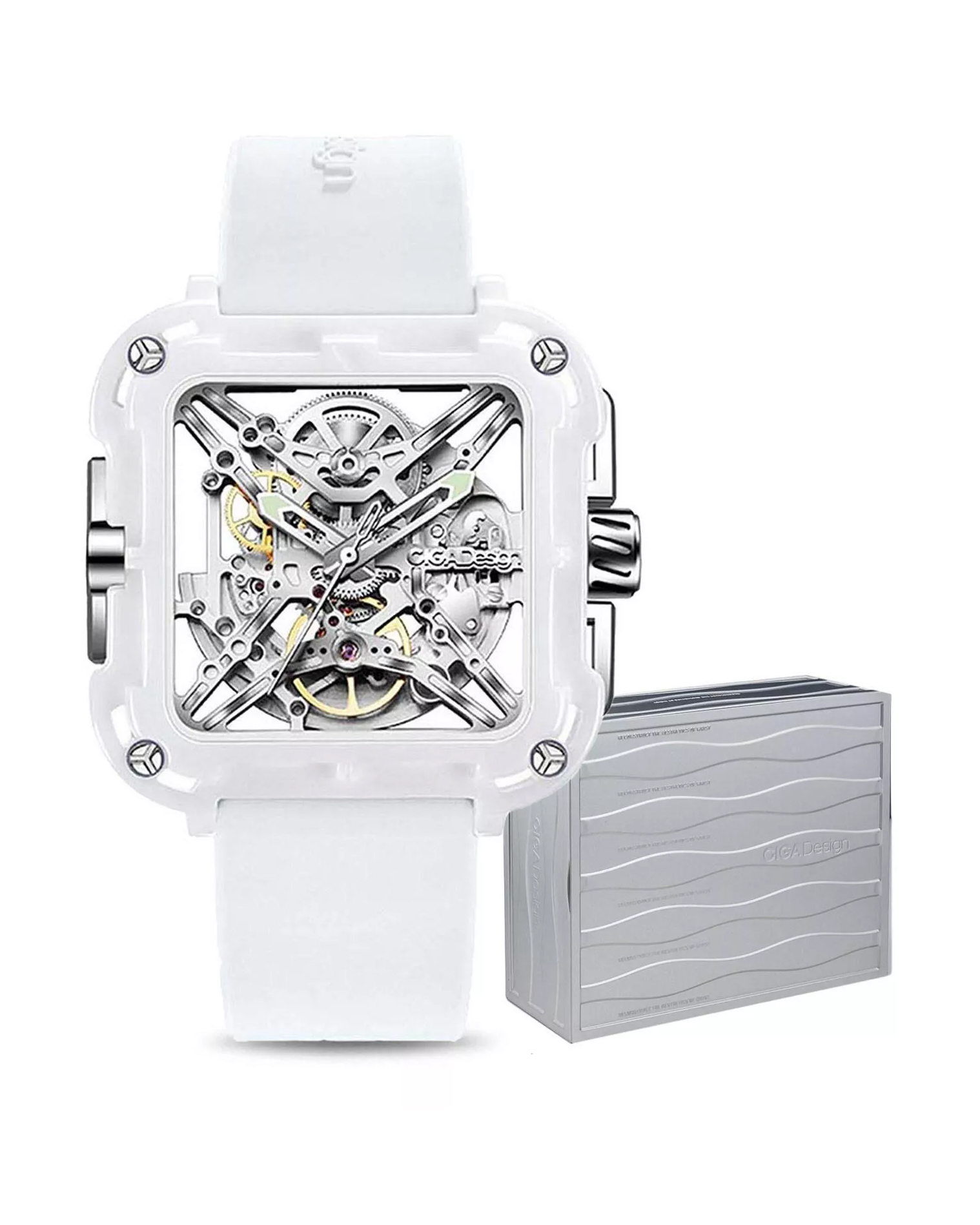 часы CIGA Design X Series Machina Ceramic White фото 5