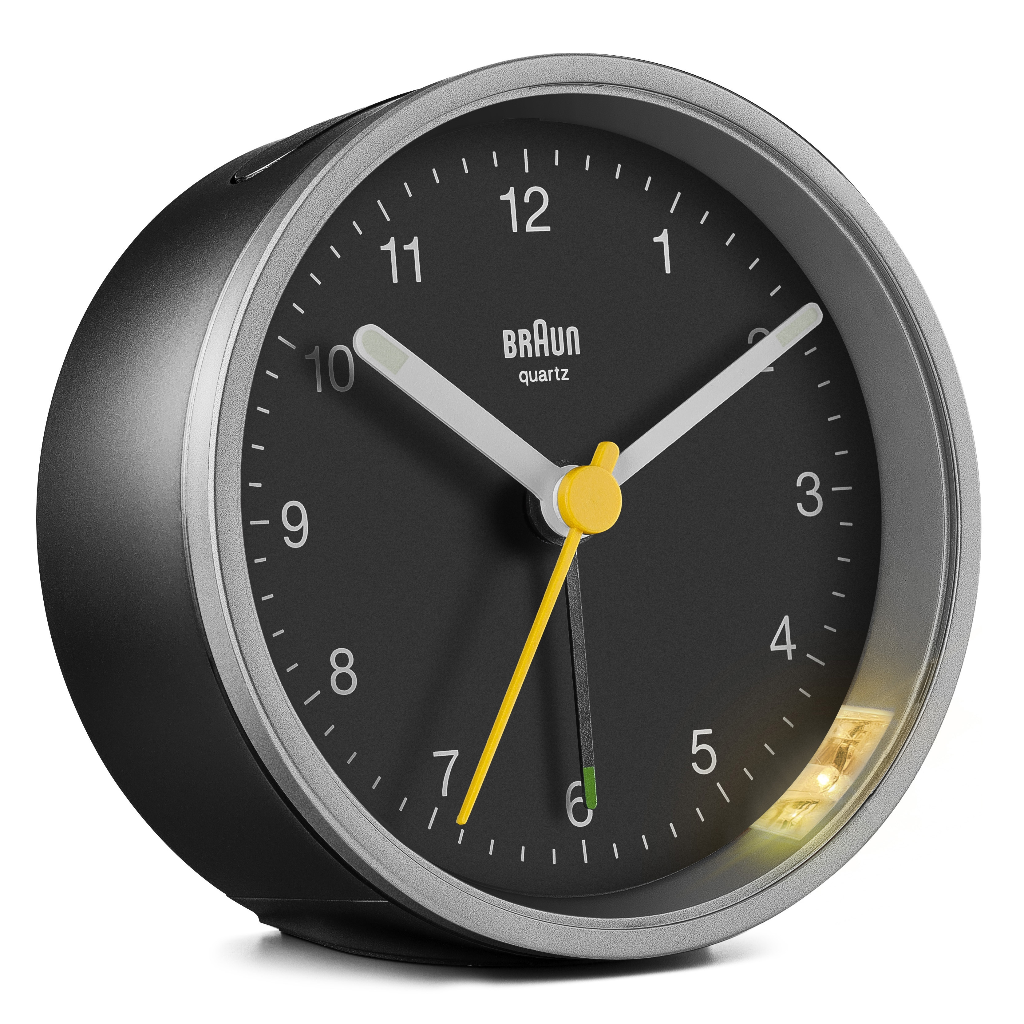 часы Braun Будильник BC12 Silver Black фото 6