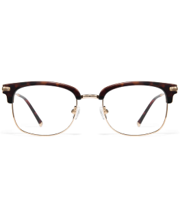 a.b.art Retro Metal Half Rim Tortoise 