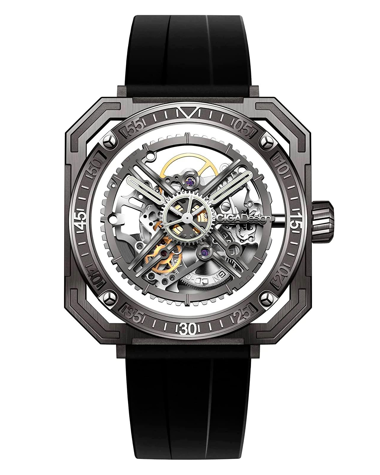 часы CIGA Design M Series Magician (3 в 1) TITAN Automatic M051-TT01-W6B фото 4
