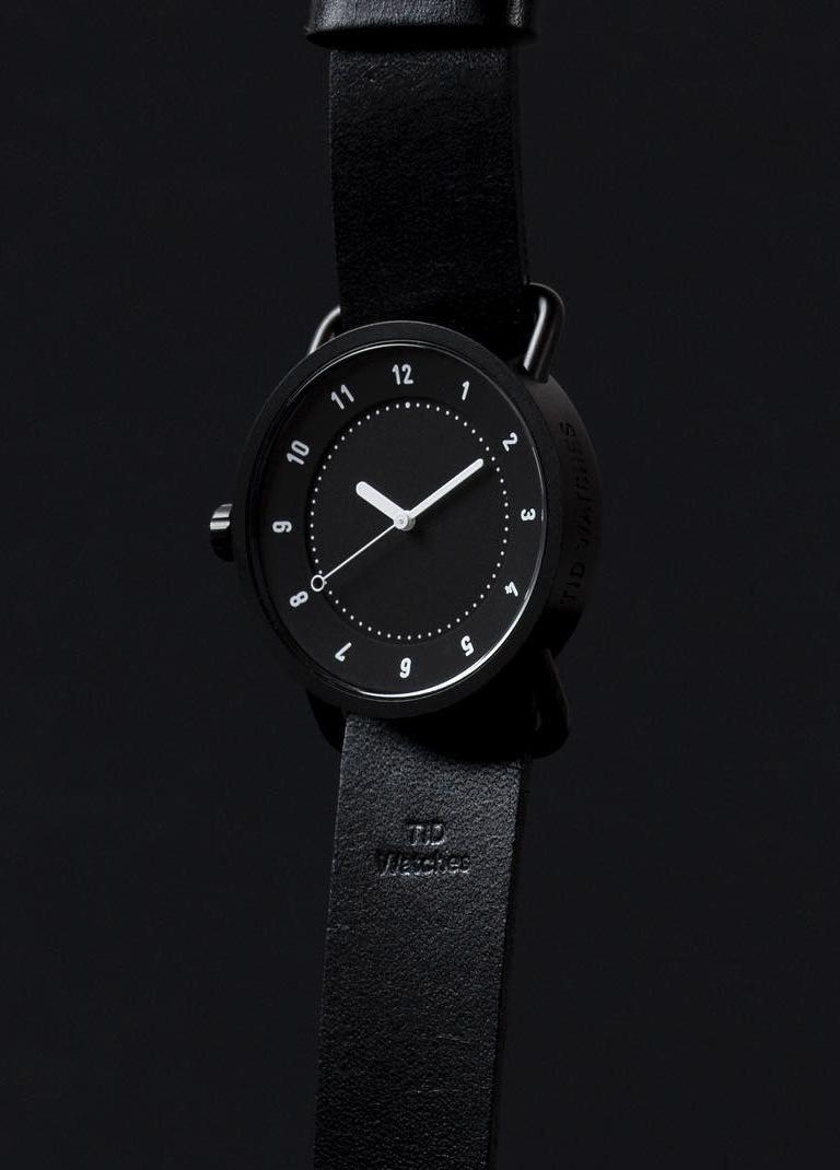 TID No.1 Black Leather 36 mm
