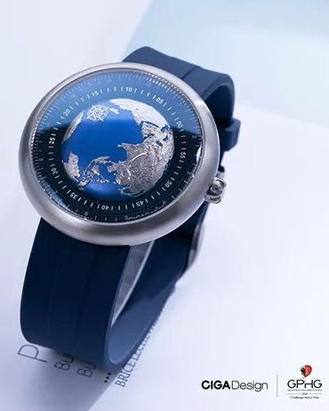 часы CIGA Design U-Series Blue Planet GPHG Titanium Mechanical U031-TU02-W6U фото 21