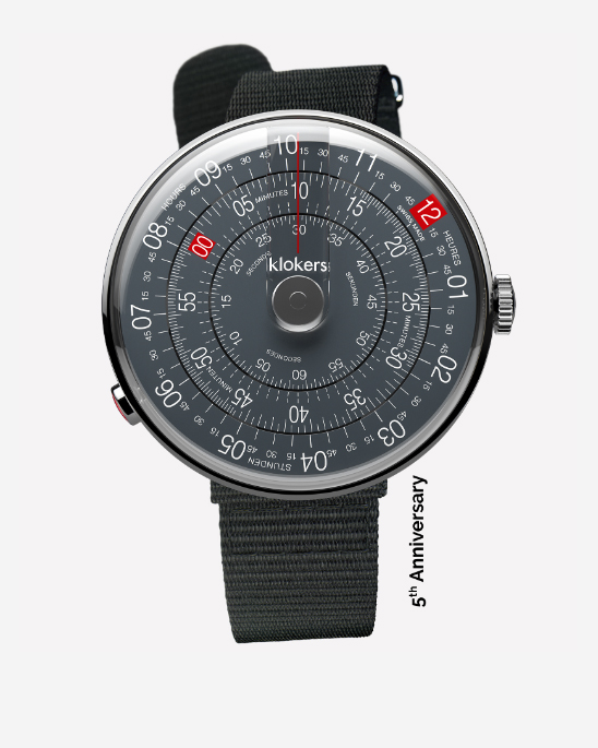 Klokers KLOK-01 LIMITED EDITION HÉRITAGE ANTHRACITE Black nylon