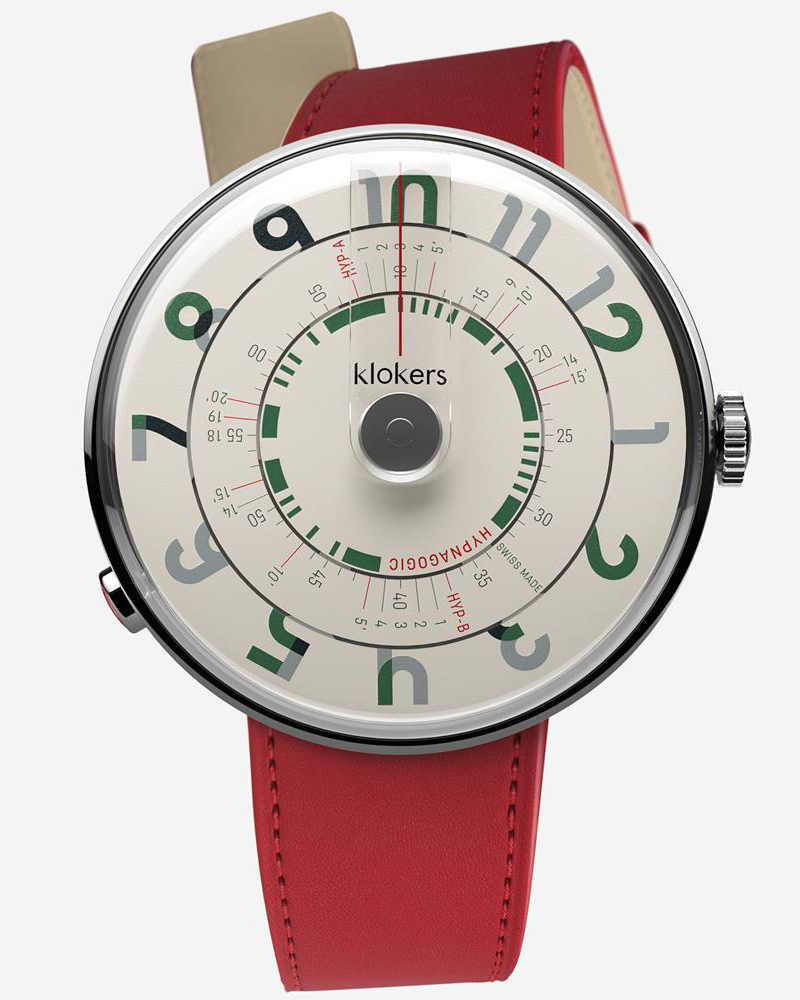 часы Klokers KLOK-01 VERTE Hypnagogic red фото 4