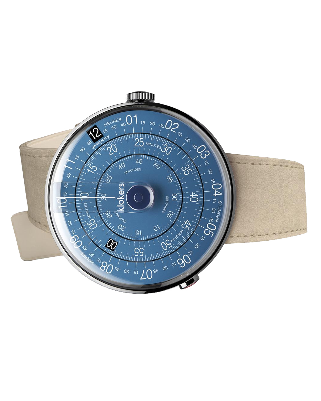 часы Klokers KLOK-01 Limited edition Héritage Blue Beige фото 4