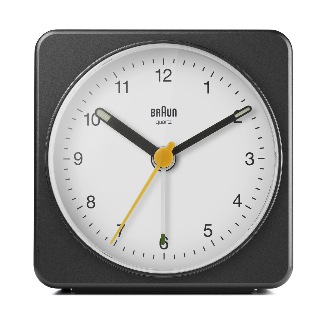 часы Braun Будильник BC03 Black White фото 4