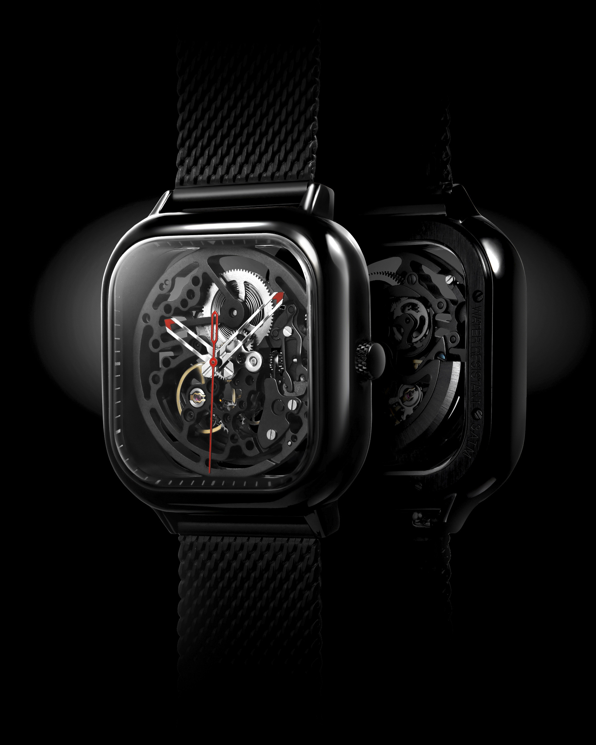 часы CIGA Design FULL HOLLOW AUTOMATIC Black фото 7