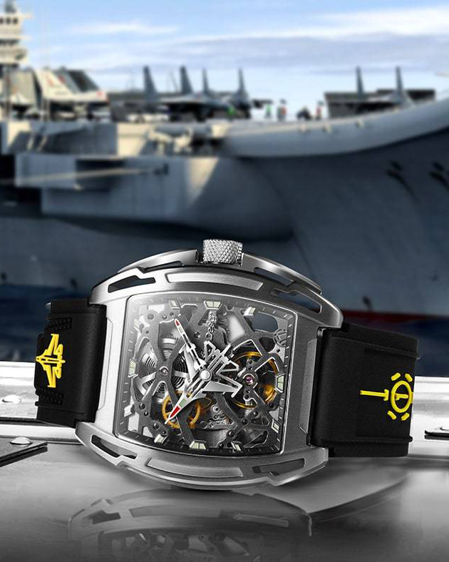 часы CIGA Design Z-SERIES AIRCRAFT CARRIER Black + футболка фото 7