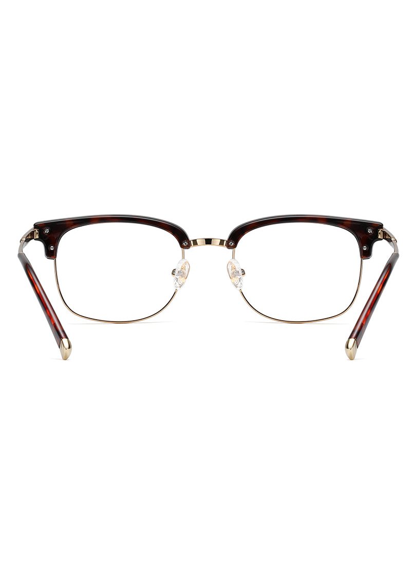 A.B. art a.b.art Retro Metal Half Rim Tortoise