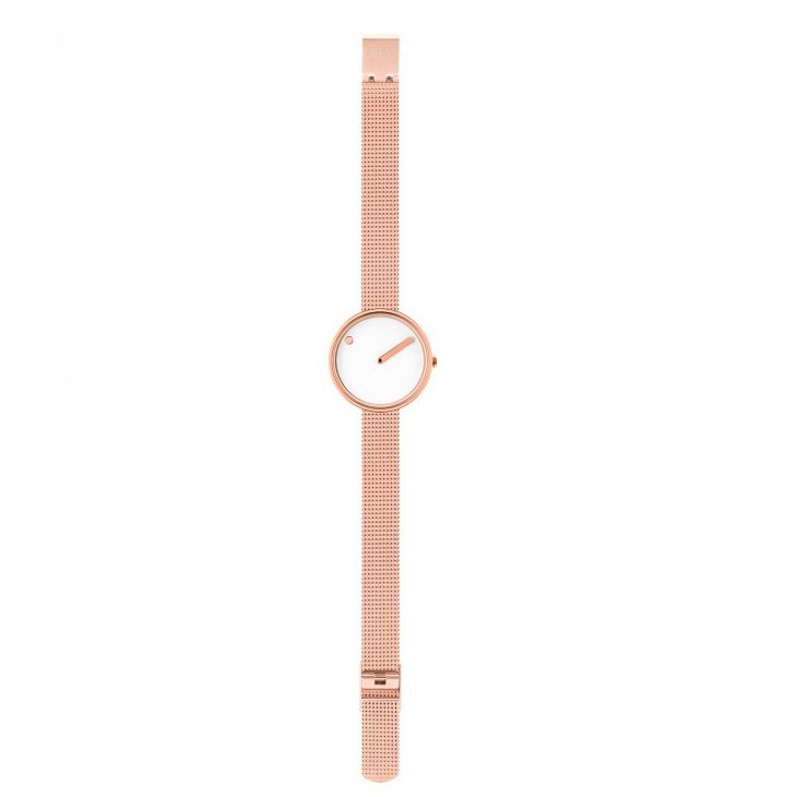 часы Picto Picto 30 mm White / Rose Gold Polished фото 8