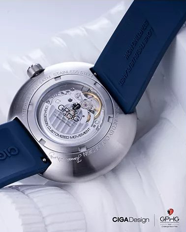 часы CIGA Design U-Series Blue Planet GPHG Titanium Mechanical U031-TU02-W6U фото 22