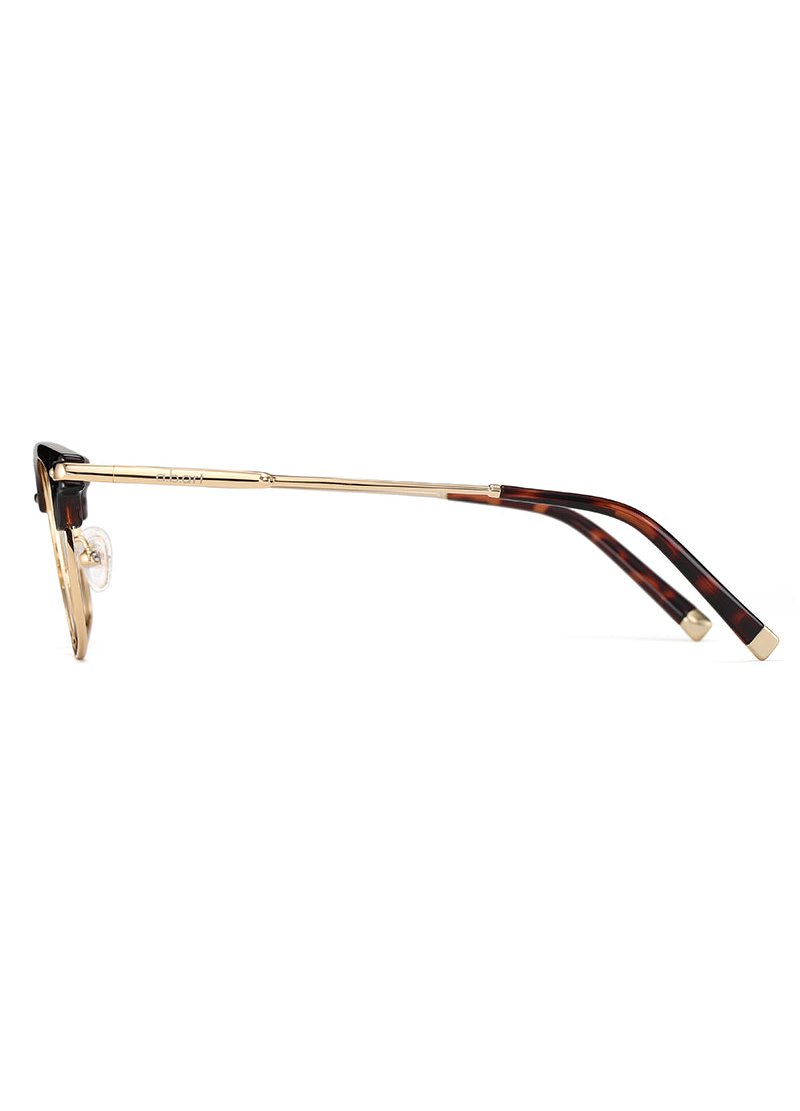 A.B. art a.b.art Retro Metal Half Rim Tortoise