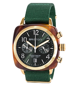 BRISTON CLUBMASTER CHRONO ENGLISH GREEN 