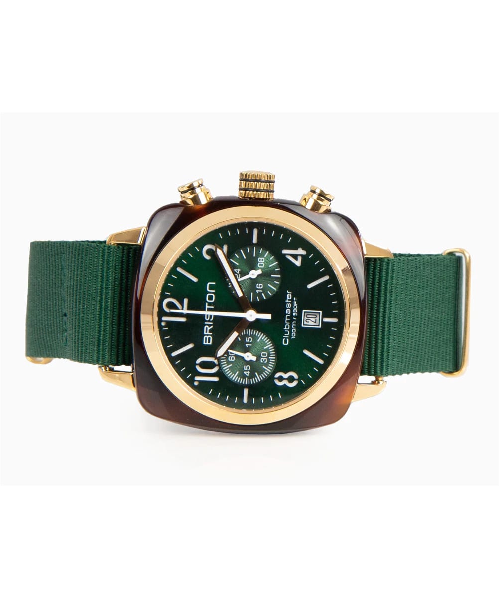 WOW-Цена BRISTON CLUBMASTER CHRONO ENGLISH GREEN