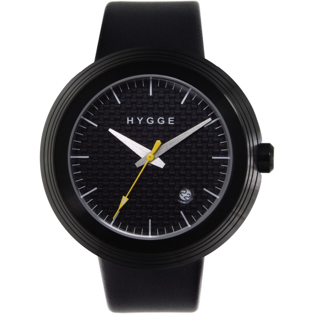 часы Hygge 2311 All Black Leather фото 4