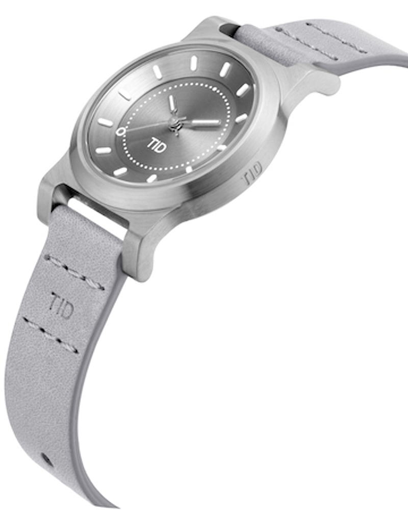 TID No.4 Silver leather 28 mm