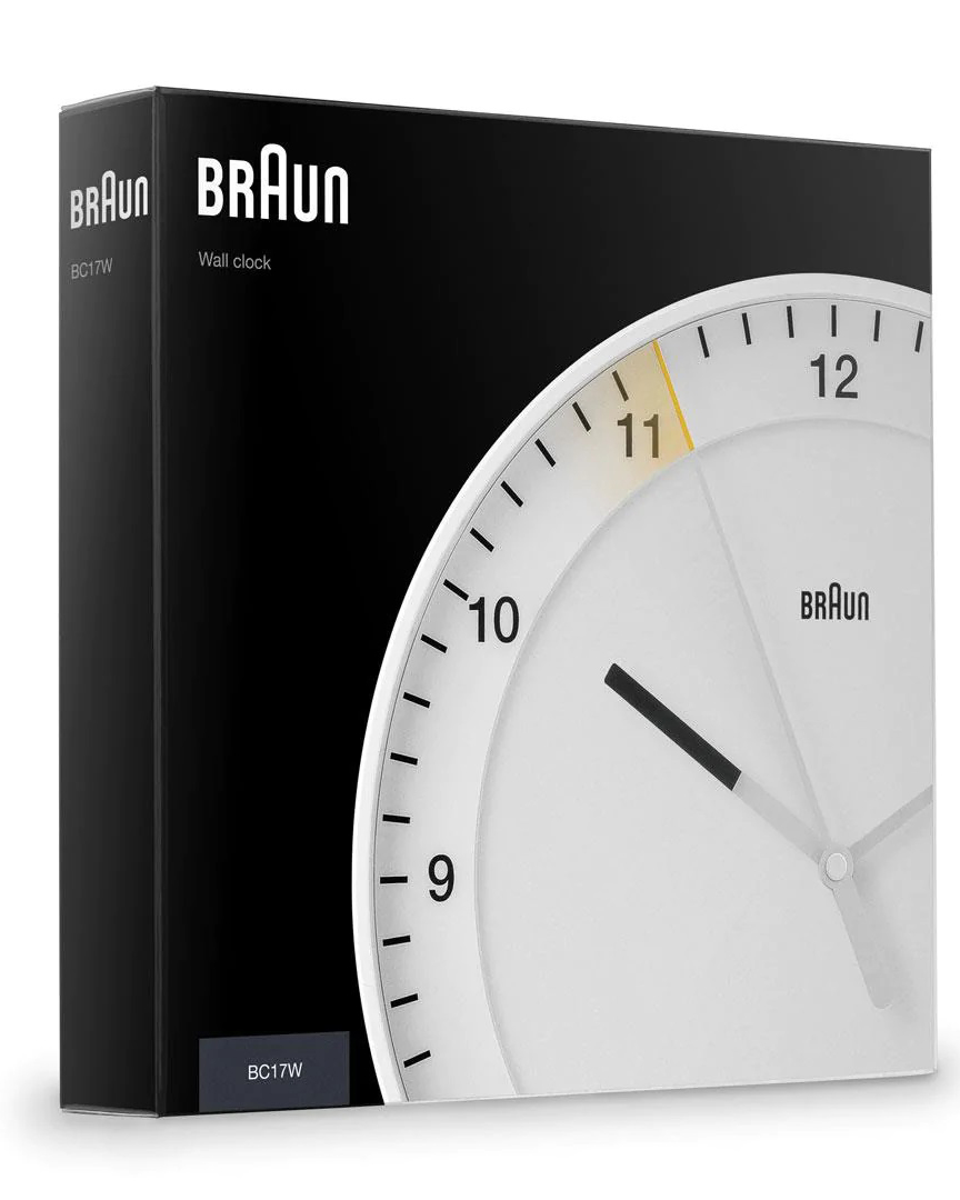 часы Braun Настенные часы BC17 White фото 9