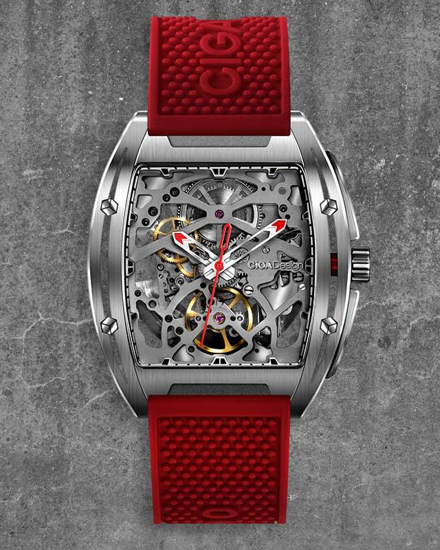 часы CIGA Design Z-SERIES Red Automatic Z031-SISI-W15RE фото 4