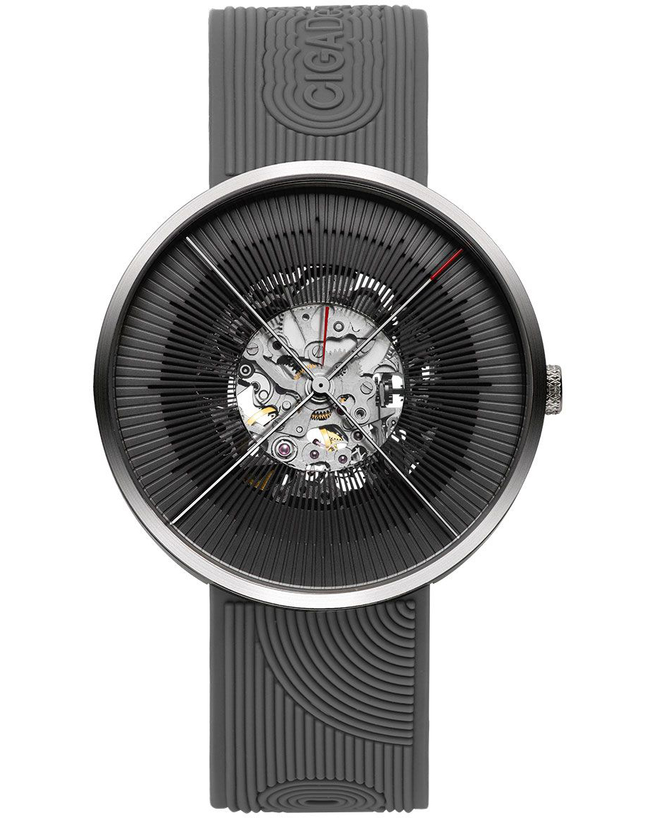 часы CIGA Design J SERIES ZEN silver black automatic фото 4