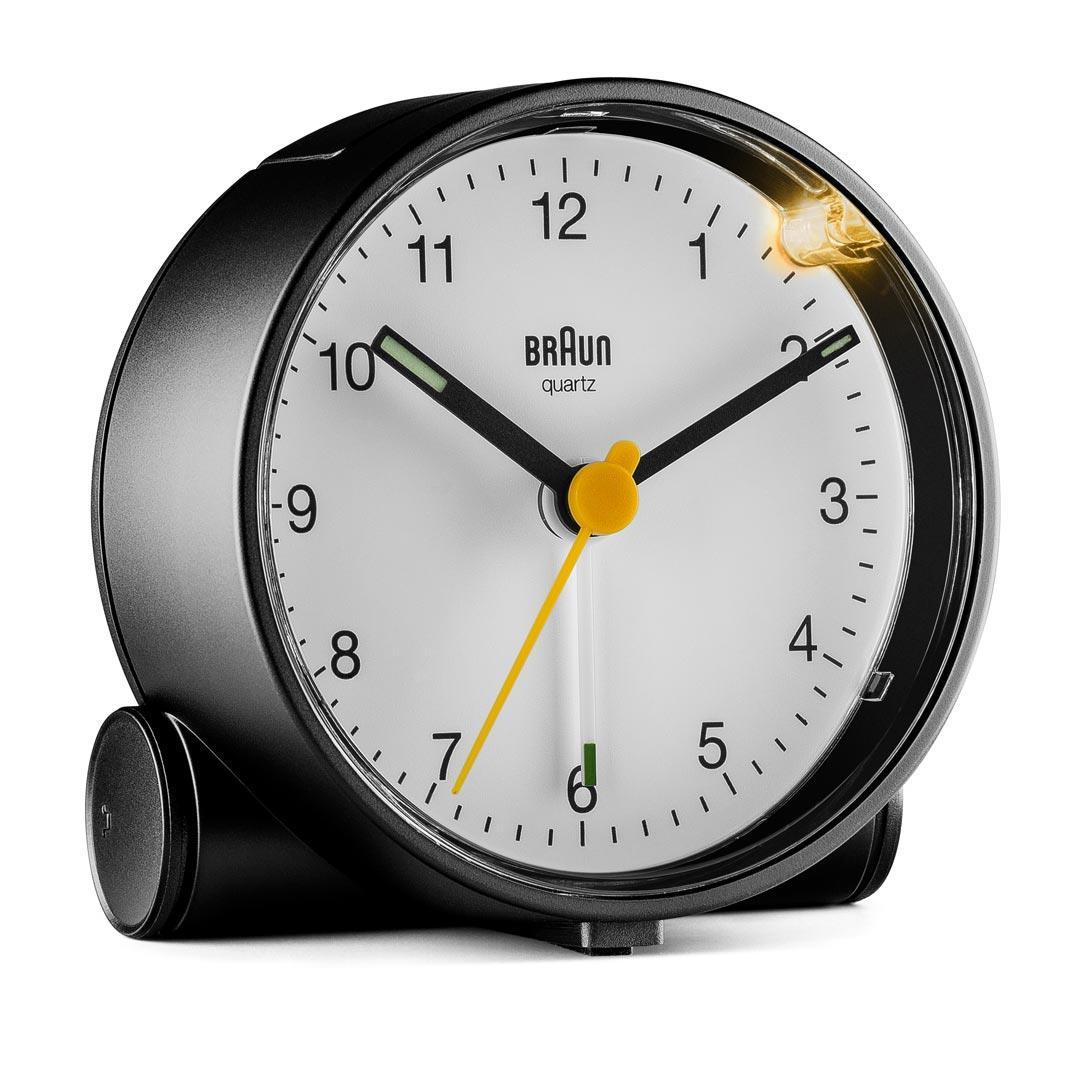 часы Braun Будильник BC01 Black White  фото 5