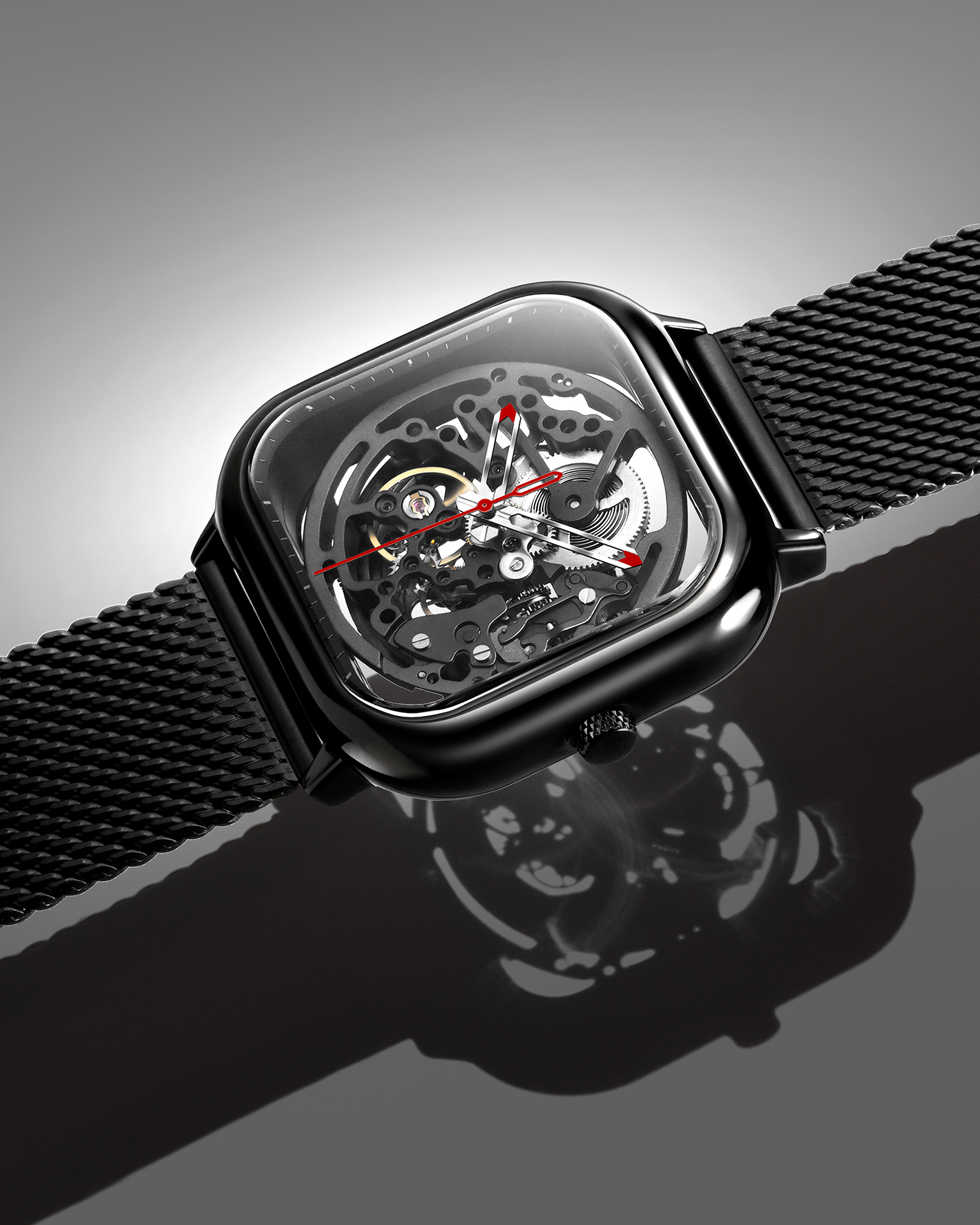 часы CIGA Design FULL HOLLOW AUTOMATIC Black фото 5