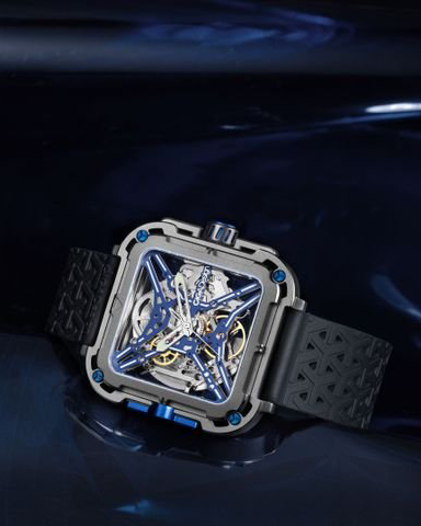 часы CIGA Design X Series Titanium Blue Automatic X021-TIBU-W25BK фото 11