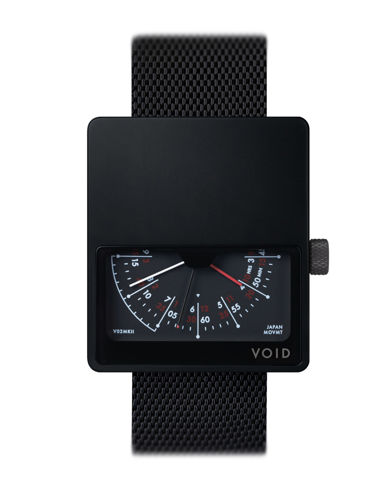 часы Void V02 MKII Black Mesh фото 4