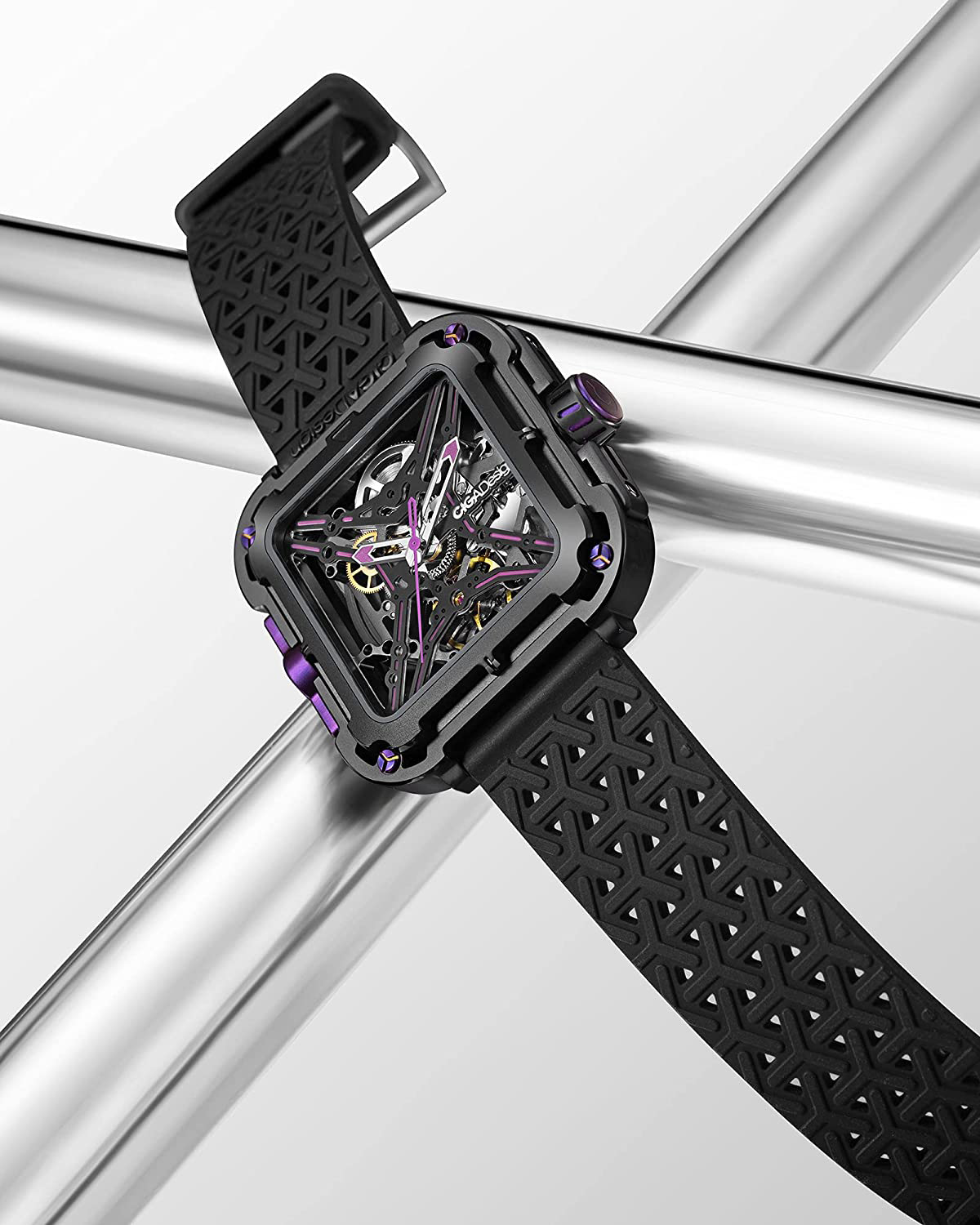 часы CIGA Design X Series Purple Automatic X011-BLPL-W25BK фото 12