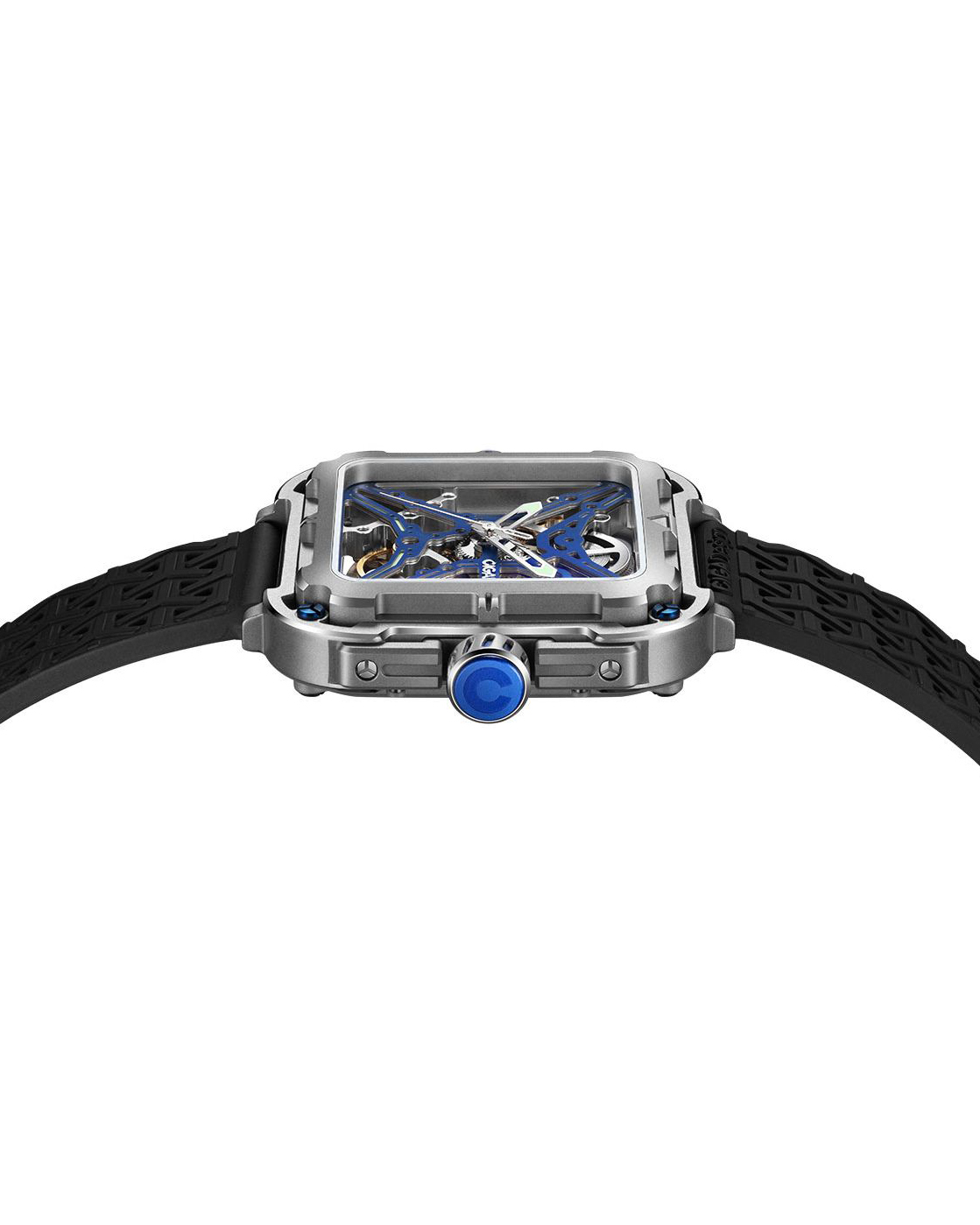 часы CIGA Design X Series Titanium Blue Automatic X021-TIBU-W25BK фото 7