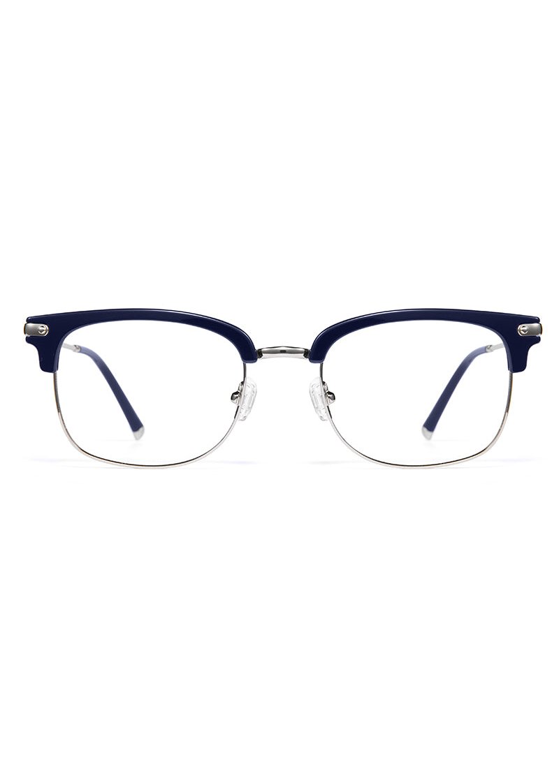 A.B. art a.b.art Retro Metal Half Rim Blue