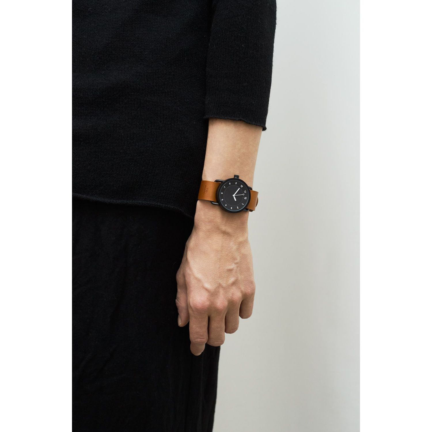 часы TID No.1 Black Tan Leather фото 9