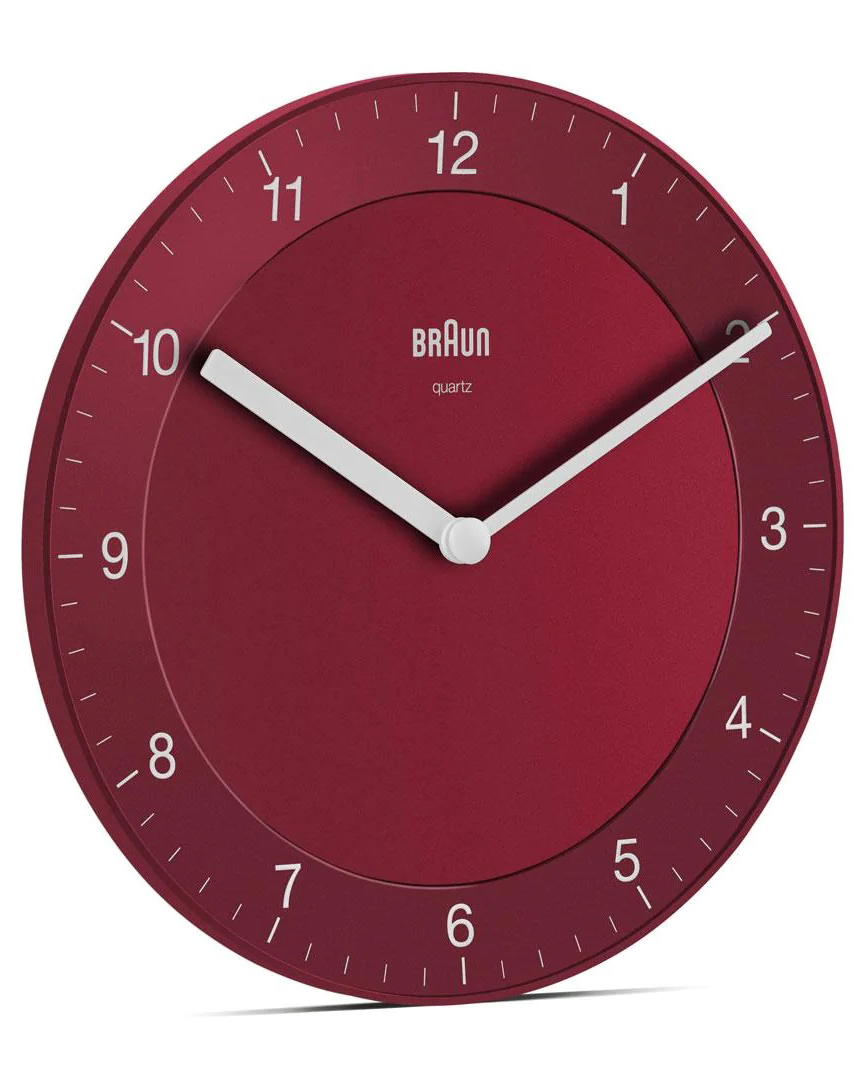 часы Braun Настенные часы BC06 Red фото 5