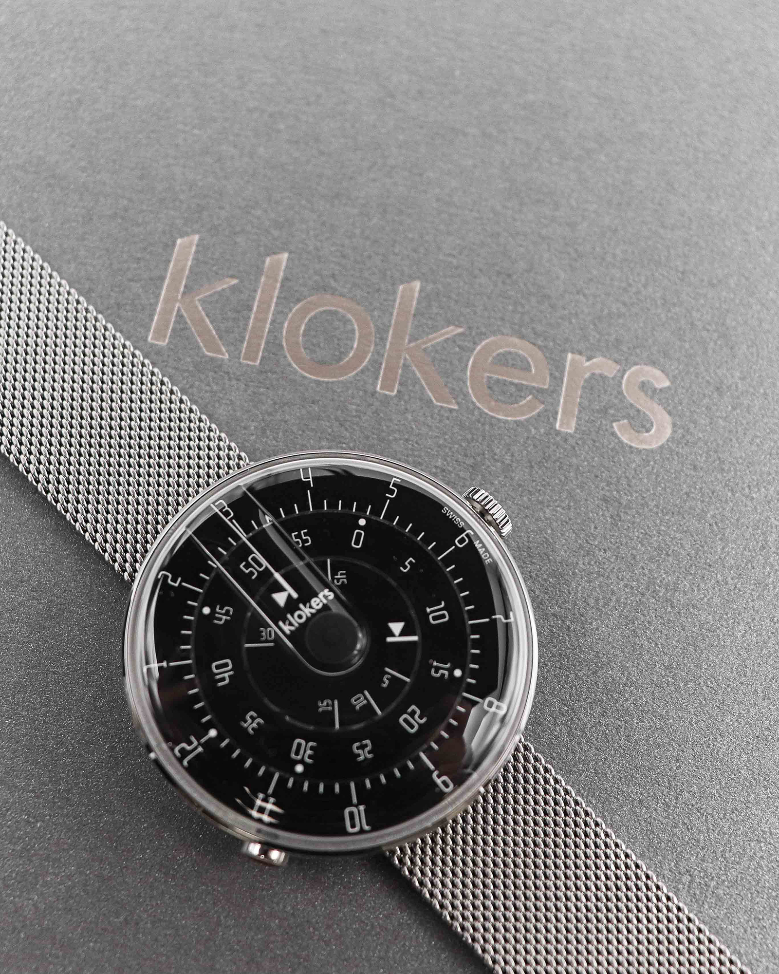 часы Klokers KLOK-01 Minimal Black Steel фото 9
