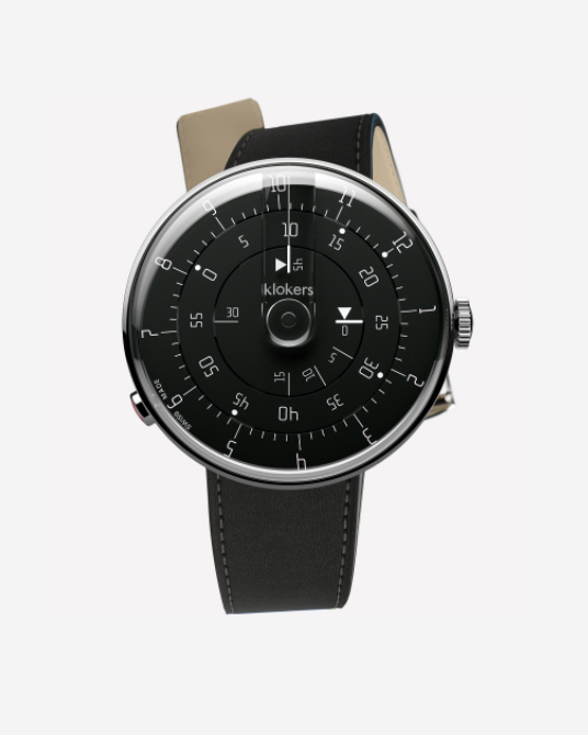 часы Klokers KLOK-01 Minimal Black Black фото 4