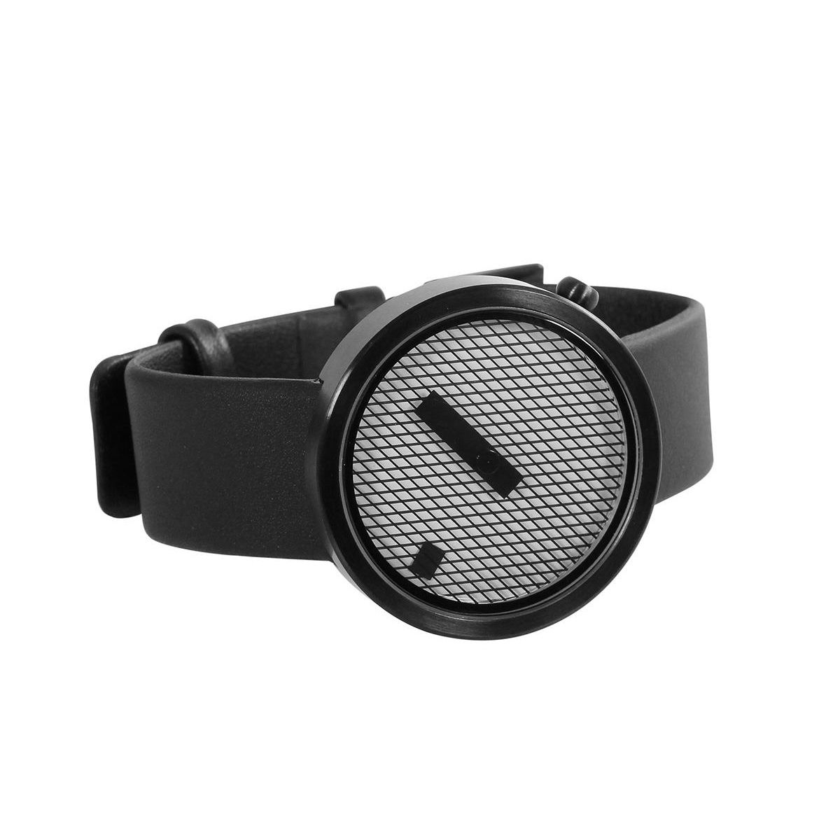 часы Nava Design Jacquard Black Leather фото 5