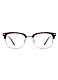 A.B. art a.b.art Retro Metal Half Rim Tortoise