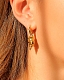 A B Art Jewelry A B Art серьги из золота в форме раковины