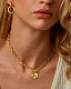 A B Art Jewelry A B Art колье с кулоном из золота Coin Chain