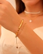 A B Art Jewelry A B Art открытый браслет из золота