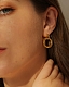 A B Art Jewelry A B Art серьги-подвески из золота Circle Drop